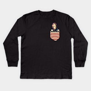 Andrew Jackson In My Pocket Kids Long Sleeve T-Shirt